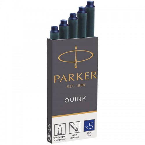 Синие картриджи Parker (Паркер) Quink Cartridges Blue 5шт в Екатеринбурге

