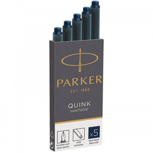 Темно-синие картриджи с чернилами Parker (Паркер) Long Blue ink в Екатеринбурге
