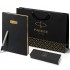 Набор Parker Jotter Stainless Steel GT из перьевой ручки и черного ежедневника недатированного в Екатеринбурге