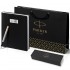 Набор Parker Jotter Stainless Steel GT из перьевой ручки и ежедневника черного цвета в Екатеринбурге