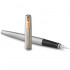 Набор Parker Jotter Stainless Steel GT из перьевой ручки и черного ежедневника в Екатеринбурге