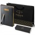 Набор Parker Jotter Stainless Steel GT из перьевой ручки и черного ежедневника в Екатеринбурге