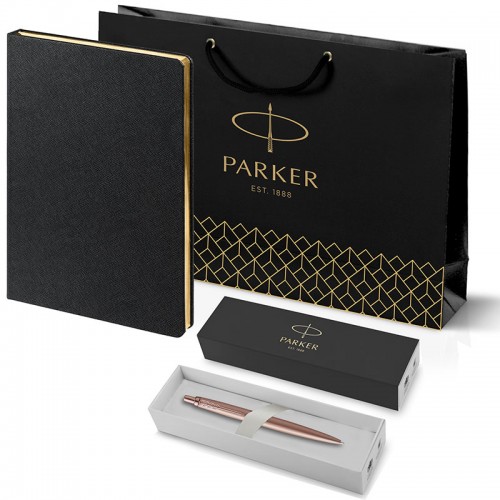 Набор Parker Jotter XL SE20 Monochrome Rose Gold из шариковой ручки и ежедневника черного цвета в Екатеринбурге