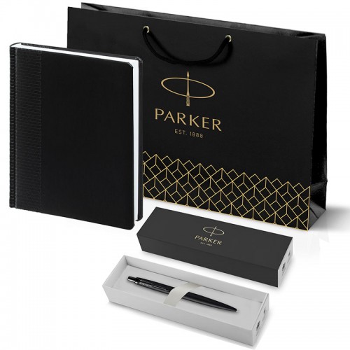 Набор Parker Jotter XL SE20 Monochrome Black из шариковой ручки и ежедневника черного цвета в Екатеринбурге