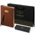 Набор Parker Jotter XL SE20 Monochrome Black из шариковой ручки и ежедневника коричневого цвета в Екатеринбурге