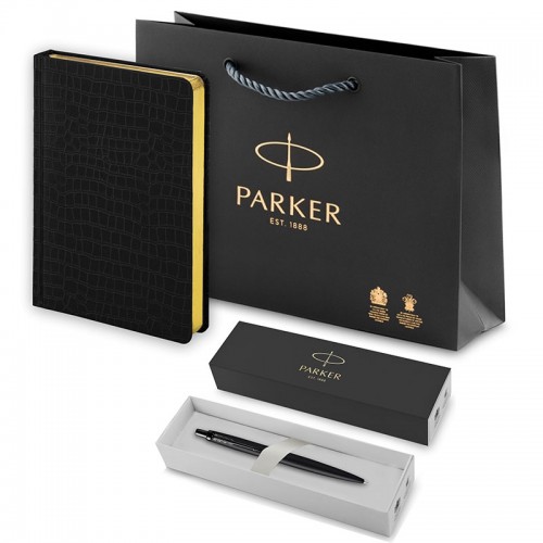 Набор Parker Jotter XL SE20 Monochrome Black из шариковой ручки и ежедневника черного цвета в Екатеринбурге