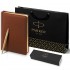 Набор Parker Jotter XL SE20 Monochrome Gold из шариковой ручки и ежедневника коричневого цвета в Екатеринбурге