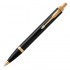 Набор Parker IM Metal Black GT из шариковой ручки и ежедневника недатированного черного цвета в Екатеринбурге