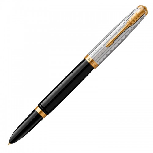 Перьевая ручка Parker 51 Premium Black GT M