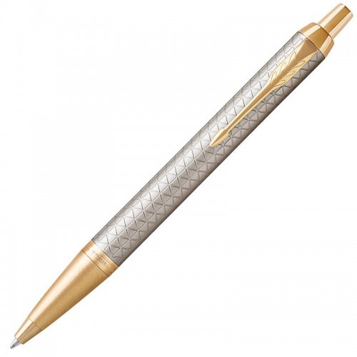 Шариковая ручка Parker (Паркер) IM Premium Warm Silver/Gold GT в Екатеринбурге
