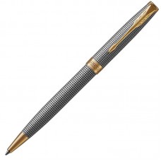 Шариковая ручка Parker (Паркер) Sonnet Luxury Cisele Silver GT
