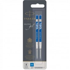 Синий гелевый стержень Parker Gel Pen Refill M в блистере 2 шт